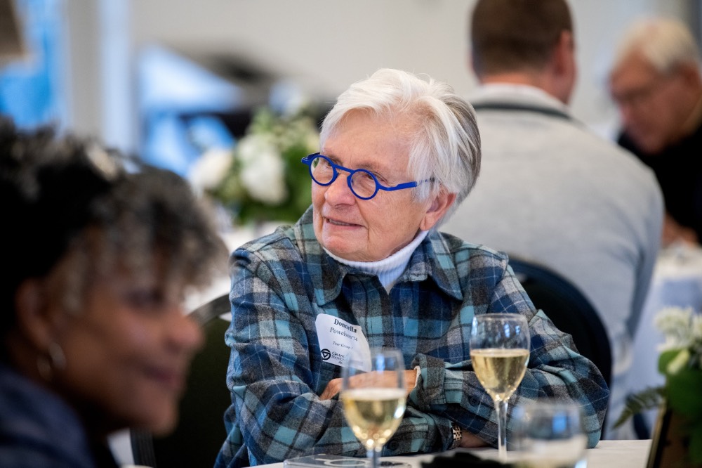 Donnella Powelson looking to the side